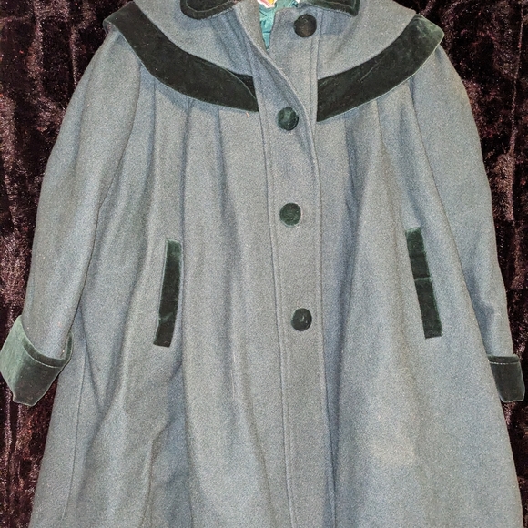 Petite Coquette Green Girls Formal Coat- 5 - Picture 11 of 11